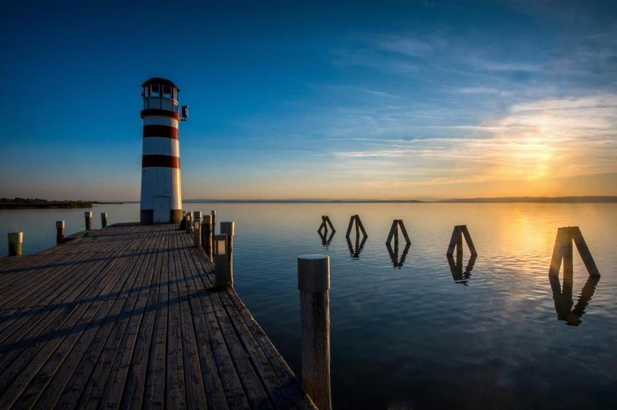 Neusiedler See, Burgenland, Oostenrijk